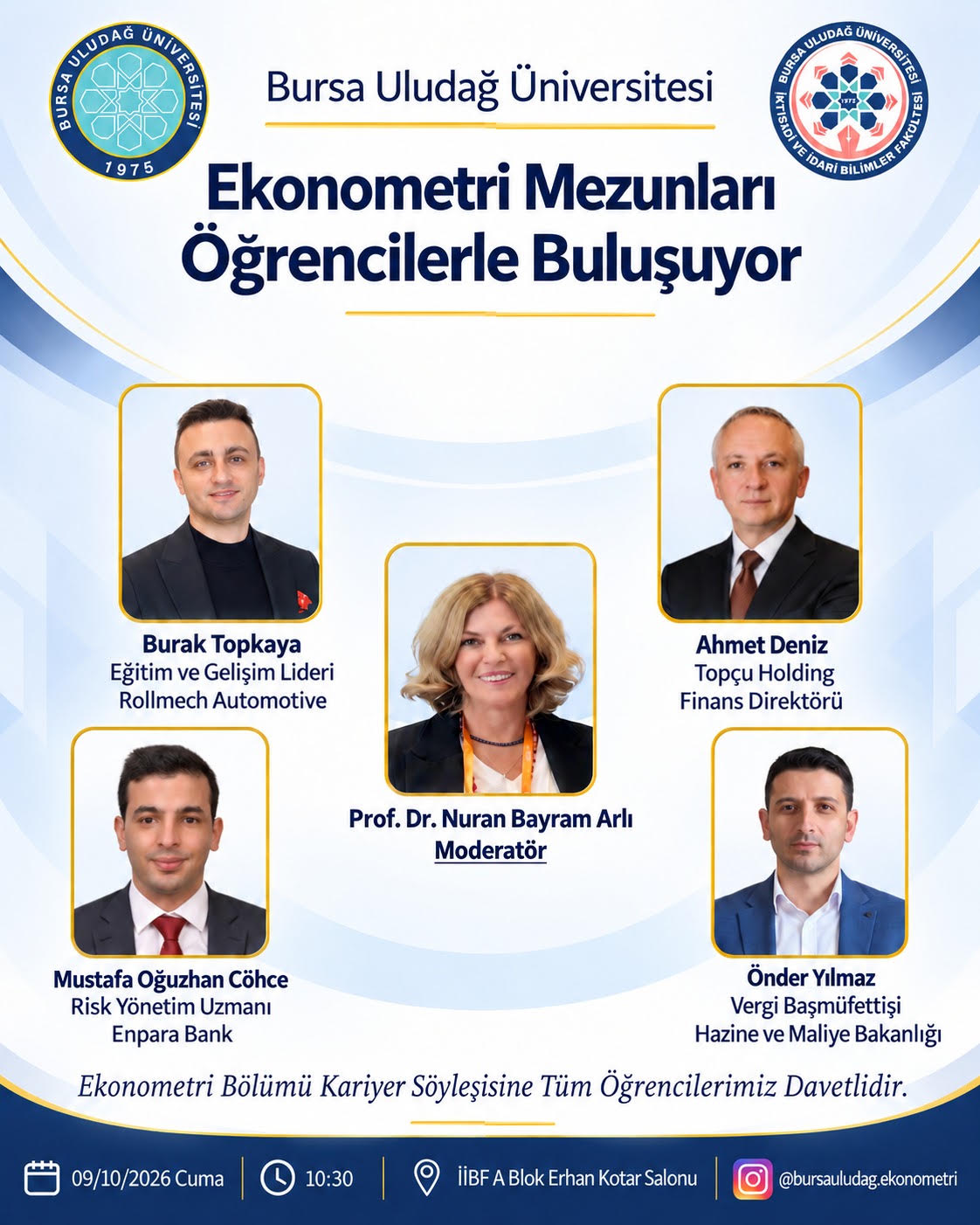 Ekonometri Mezunları Öğrencilerle Buluşuyor